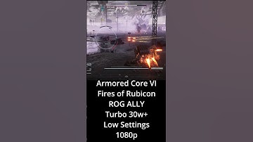 Armored Core 6 Fires of Rubicon 1080p Low Settings #shorts