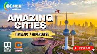 Urban Symphony: Captivating 4K Cityscapes & Hyperlapse | Royalty-Free Stock Footage screenshot 4
