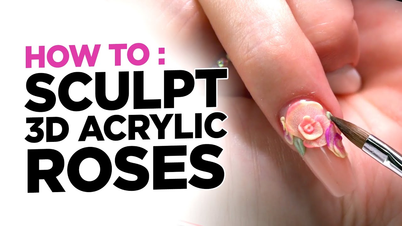 3D acrylic flowers aren't as hard as you think!! Follow these tips and, acrylic nails