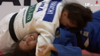 Women Judo Osaekomi 242 (Omoplata)