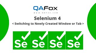 Selenium 4 - Creating New Window or Tab and then switching to them