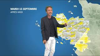 Bulletin météo pour le mardi 15 septembre 2026