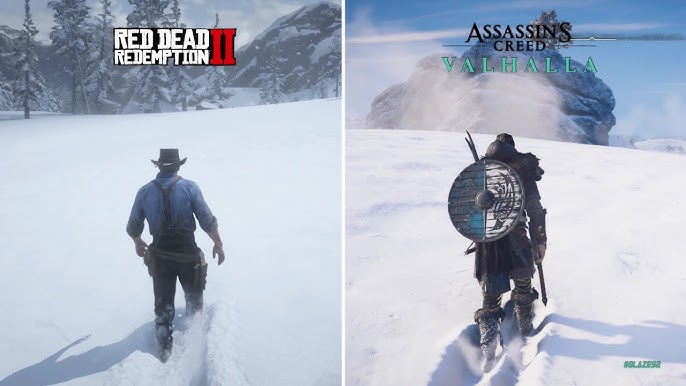 Dead Redemption 2 vs Assassin's Creed: Odyssey Comparison - YouTube