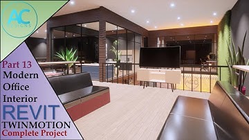 Modern Office Interior | Part 13 | Complete Step By Step Project | Revit and Twinmotion Tutorial