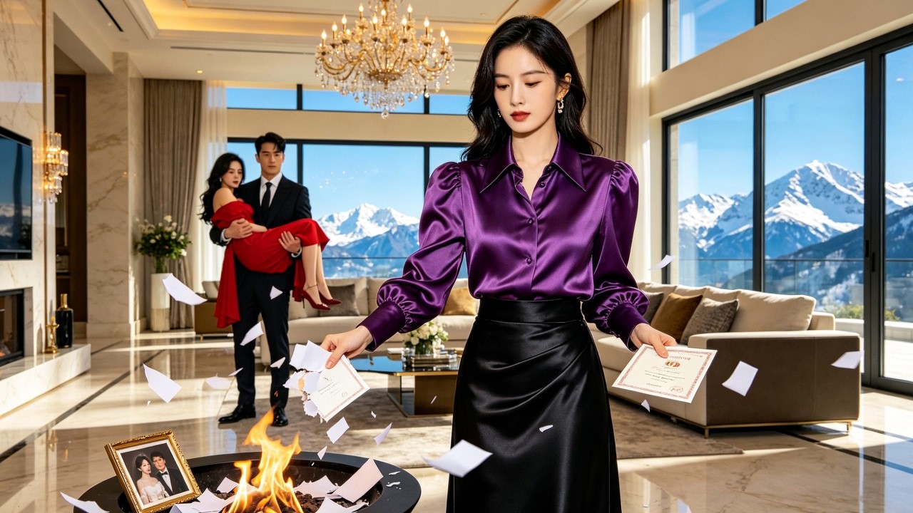 My husband lied to me with a fake marriage certificate for five years, but secretly, he had already registered as a legal married couple with his first love. She suddenly realized the truth without shedding a single tear, turned away, and married the billionaire CEO who had secretly loved her for ten years. He went crazy begging for forgiveness! #中国电视剧 #爽文 #逆袭 #追妻火葬場