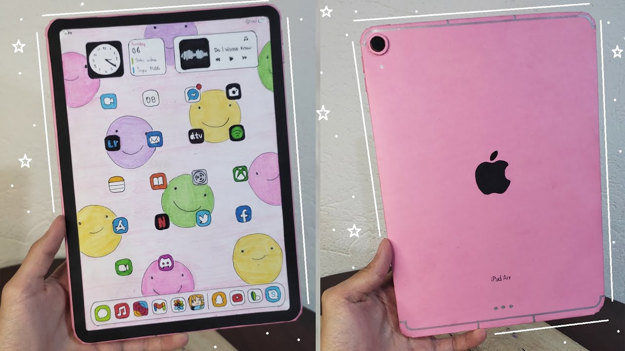 Elegancia Acumulativo Sentimiento de culpa Cómo hacer un iPad Air de (CARTÓN) °Regalo --TUTORIAL-- - YouTube