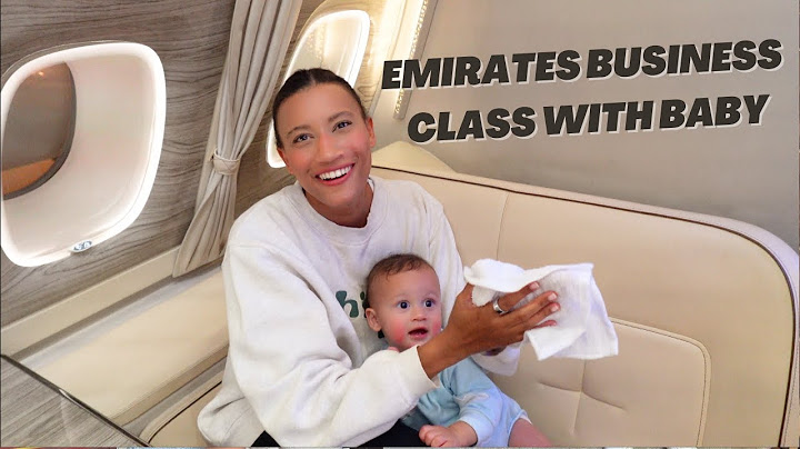 Flying Emirates Business Class with a Baby | Long Haul Flight Japan to Dubai Vlog