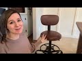 A closer look at this Drafting Chair the Brick Attic Store
