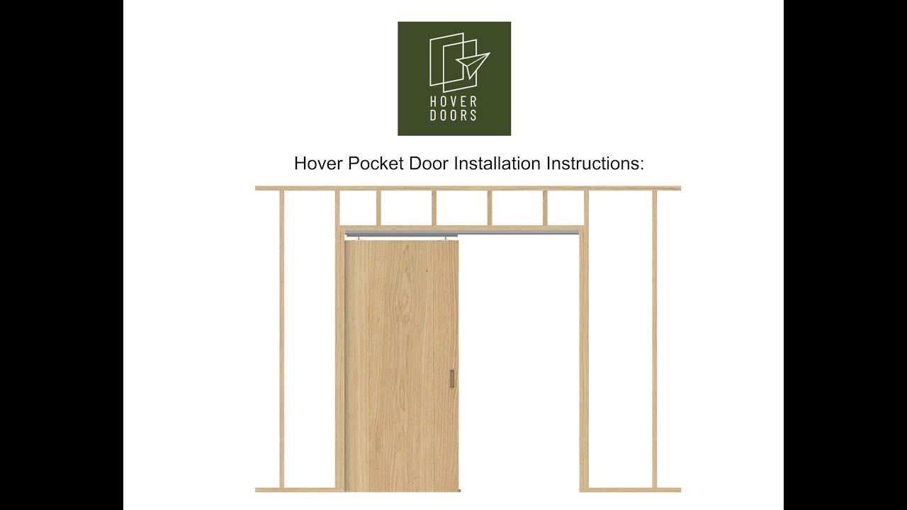 Instructions for Installing the Hover Pocket Door YouTube
