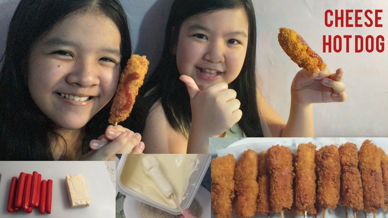 Cheese hot dog recipe/Cheese hot dog on Stick/How to make cheese hot
