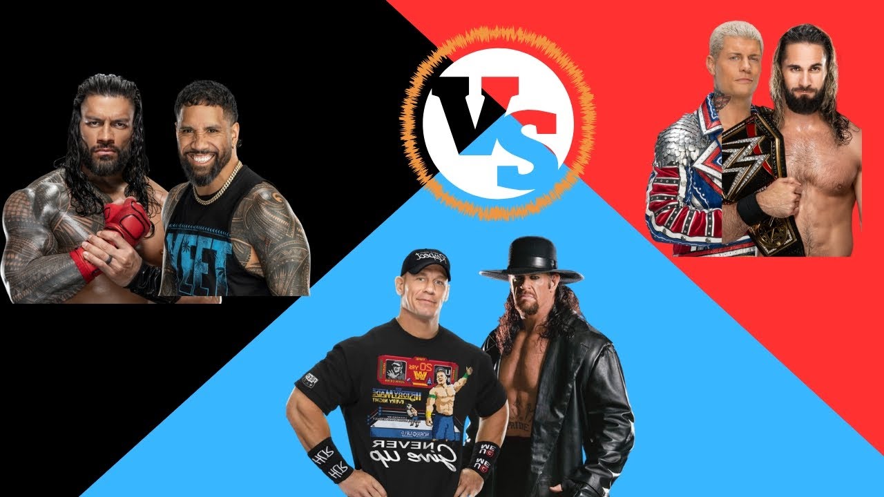 Cody Rhodes & Seth Rollins VS Roman Reigns & Jey Uso VS John Cena ...