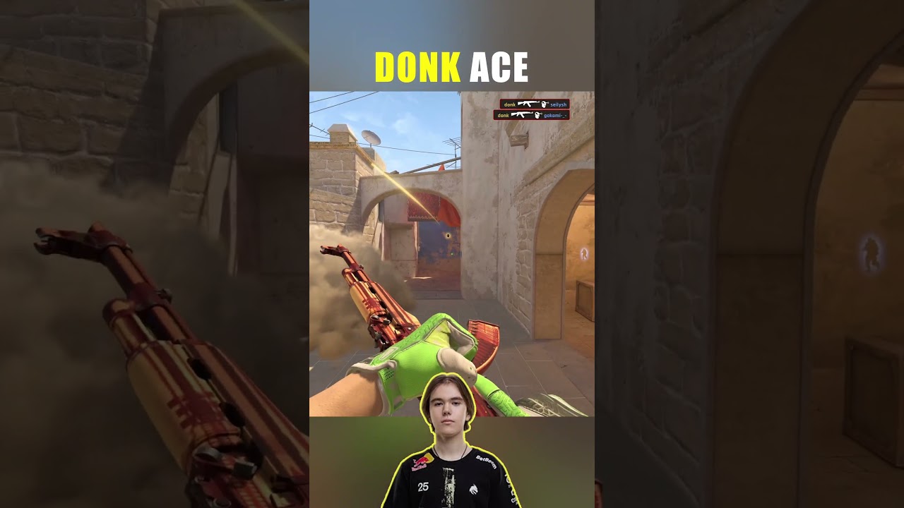 Donk's clean ACE on Mirage | October FACEIT 2025!🎯