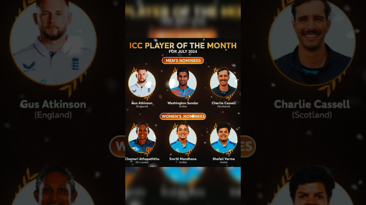 icc July player of month award 👆🇮🇳🇮🇳 