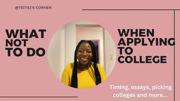 College Application mistakes to AVOID || Constructor University student @constructor.university