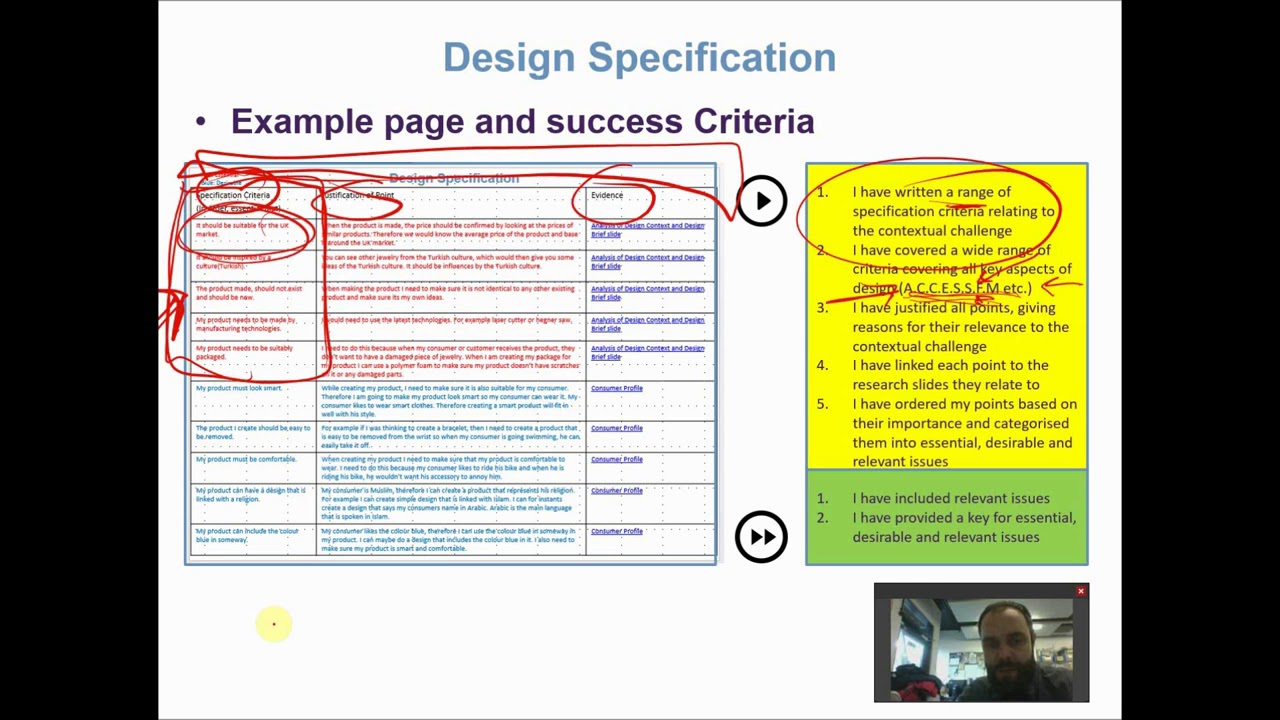 Design & Technology NEA Design Specification - YouTube
