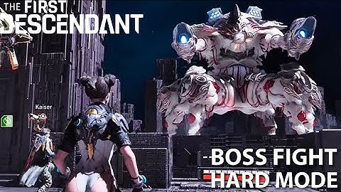 Frost Walker Boss Fight Hard Mode Void Intercept Battle (The First Descendant)