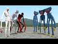 Scp096s vs huggy wuggys garrys mod poppy playtime vs scp foundation