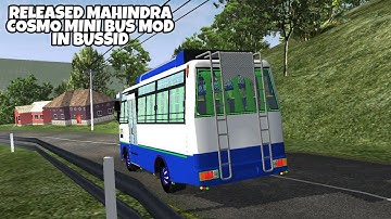 Released Mahindra Cosmo Bus Mod In Bus Simulator Indonesia - Bussid Bus Mod - Bussid Car Mod -Bussid
