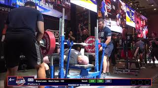 Bryce Lewis, First Place, USAPL 2019 Raw Nationals, 105 K