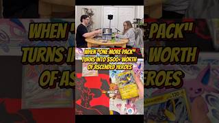 When “one more pack” turns into $500+ worth of Ascended Heroes! #pokemomcards #pokemon