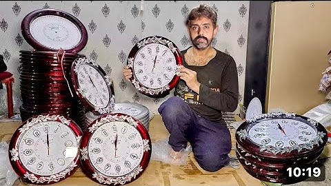 Amazing Factory Process of Making Wall Clock | Factory Mass Production
