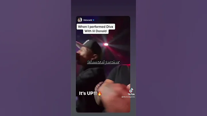 Craig Archer Performing DIVA FT. Lil Donald