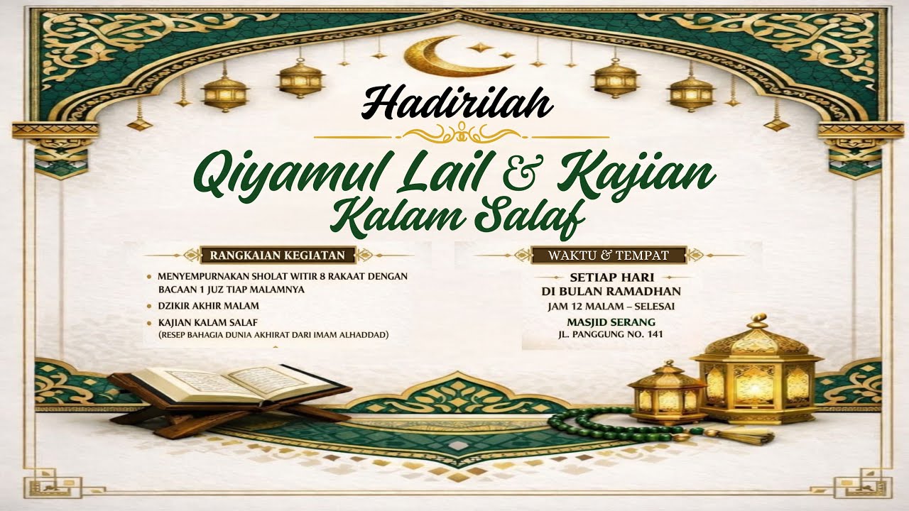🔴[ LIVE ] MAJLIS AT TAUFIQ.QIYAMULLAIL& KAJIAN KALAM SALAF. BERSAMA, HABIB HASAN BIN FARUQ AL KAFF