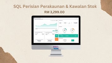Perisian Perakaunan dan Kawalan Stok SQL - RM 3299