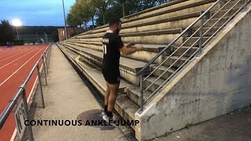 Continuous Ankle Jump - Upside Strength Exercise Library