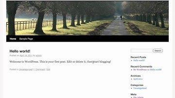 How to replace a background in twenty ten wordpress theme.mov