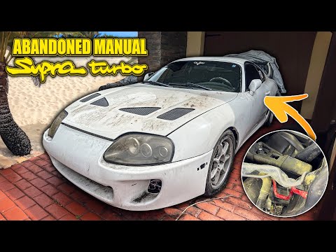 Abandoned Supercar: Manual MK4 Supra Turbo | First Wash in 15 Years! | Car Detailing Restoration