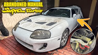 Abandoned Supercar: Manual MK4 Supra Turbo | First Wash in 15 Years! | Car Detailing Restoration