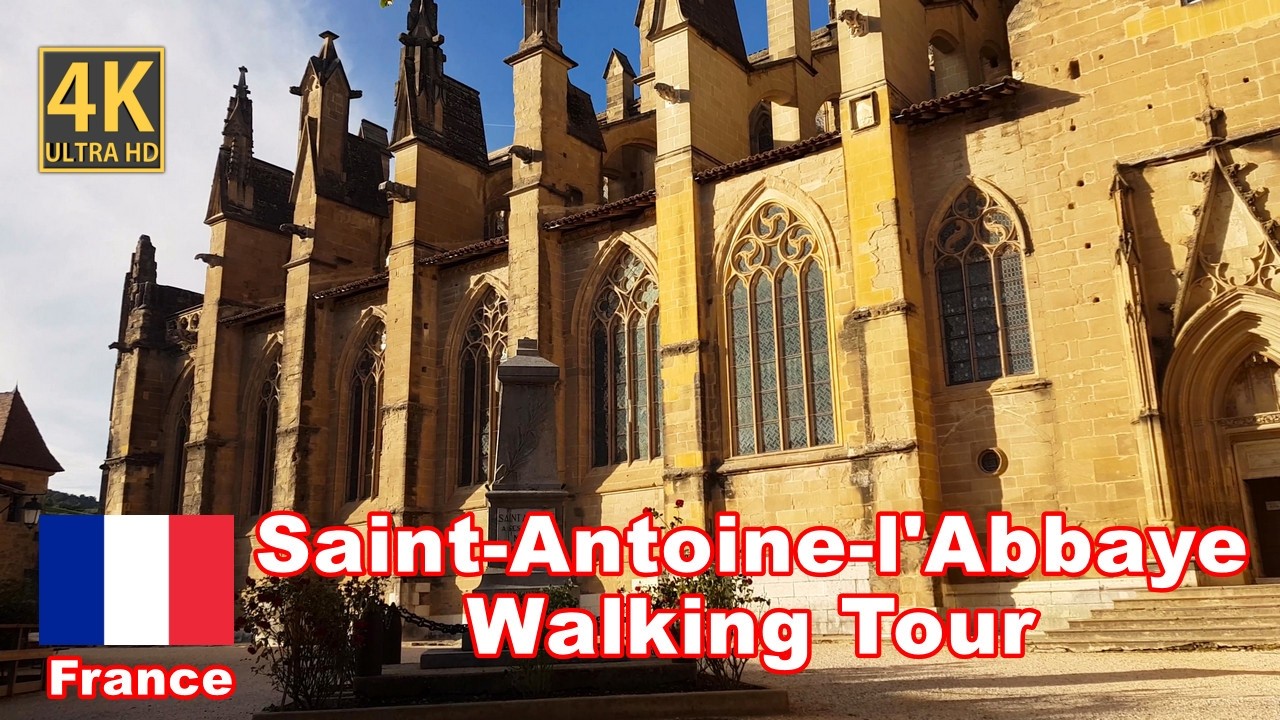 Saint-Antoine-l'Abbaye, Village préféré des français 2025 🏆, France 🇫🇷 4K Walking Tour.