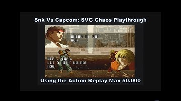 SNK Vs Capcom: SVC Chaos Ryu Playthrough using the Xploder V2 for Ps2 :D #Playstation #CheatCodes