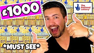 I BOUGHT £1000 OF SCRATCH CARDS... YOU WON'T BELIEVE WHAT I WIN!