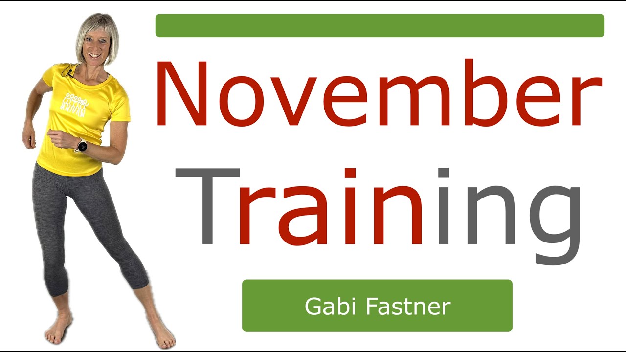 🍁 26 min. November Training | Cardio - Workout mit ca. 3000 Schritten, ohne Geräte, im Stehen