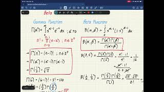 Gamma and Beta Distributions