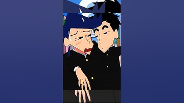 SHINCHAN AND KAZAMA FRIENDSHIP♥️🧡#anime#adult #friends#shinchan#kazama #status#subscribe#shorts#like