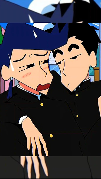 SHINCHAN AND KAZAMA FRIENDSHIP♥️🧡#anime#adult #friends#shinchan#kazama #status#subscribe#shorts#like