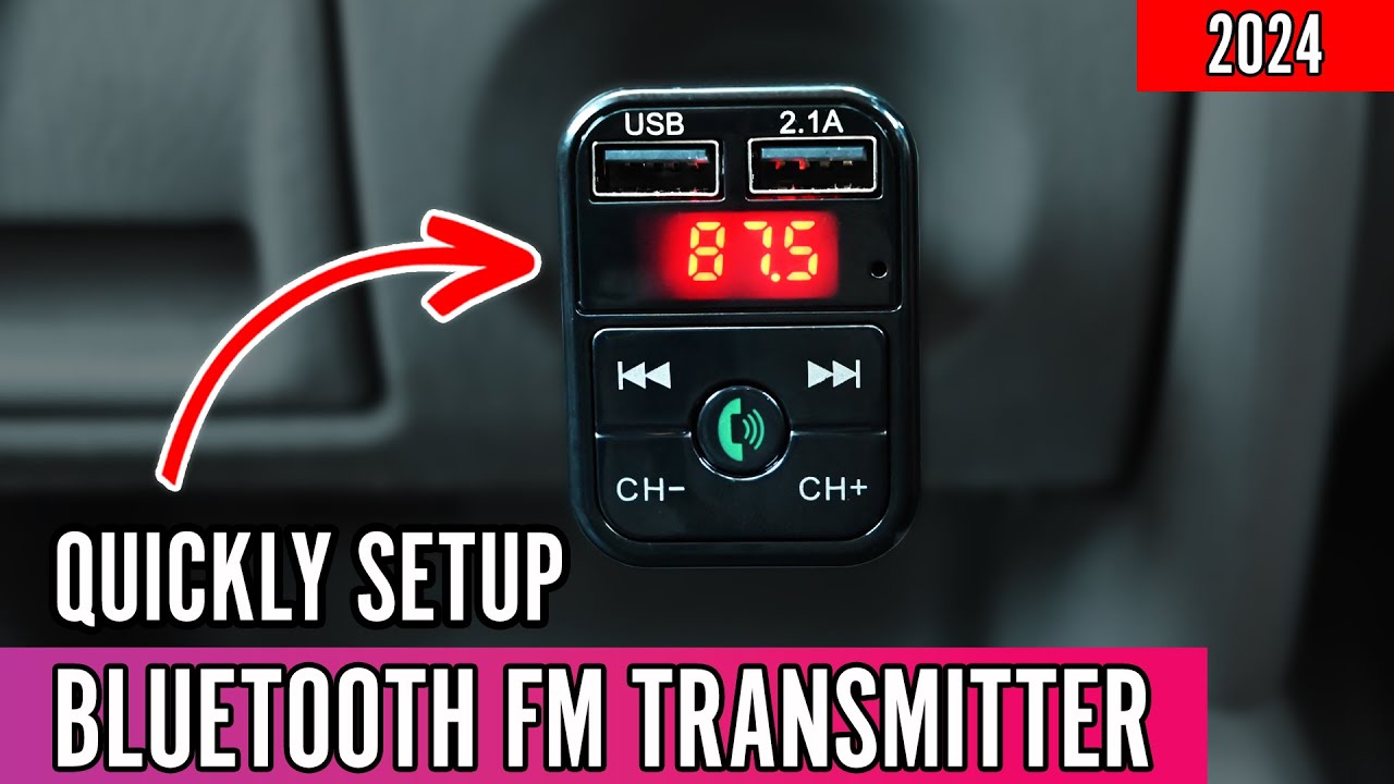 How to Connect FM Transmitter in Car (2024) - Quick FM Transmitter Bluetooth Setup