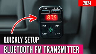 How to Connect FM Transmitter in Car (2024) - FM Transmitter Bluetooth Setup