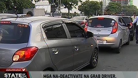SONA: Mga na-deactivate na Grab driver, nagprotesta