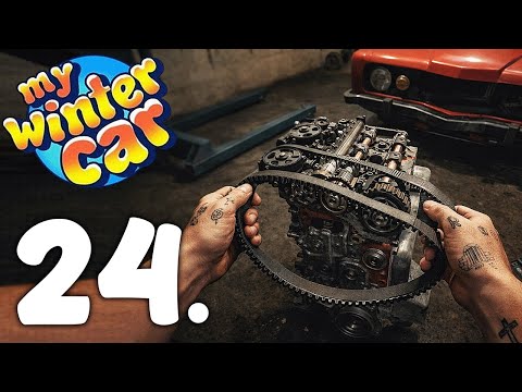 Instalamos La Correa De Distribución En El Motor #24 - My Winter Car Gameplay Español