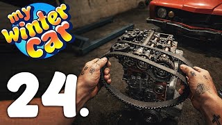 Download Lagu Instalamos la CORREA DE DISTRIBUCIÓN en el MOTOR #24 - My Winter Car GAMEPLAY ESPAÑOL MP3