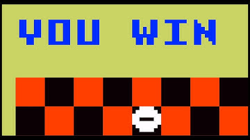 Checkers Ending Intellivision