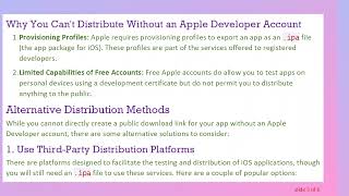 How to Distribute Your iOS Application Without an Apple Developer Account Guide