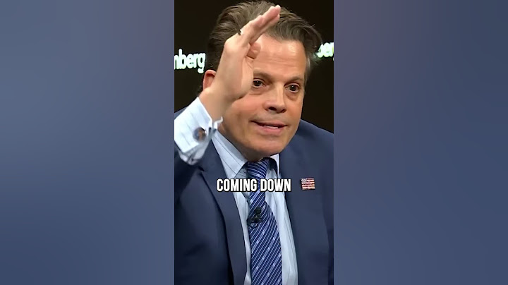 Trump is An Anti-Institutionalist I Anthony Scaramucci