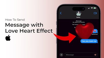 How to Send a Message with Love Heart Effect on iPhone?