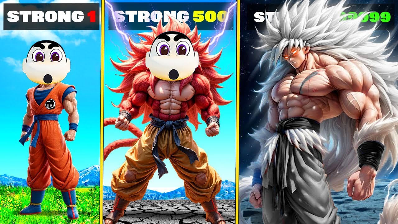 Franklin & ShinChan⚡Upgrading to Level 1 GOKU to Level 1,000,000,000 Suit Upgrade🔥In GTA 5 Telugu