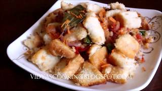 Breakfast Series: Bread Upma Recipe